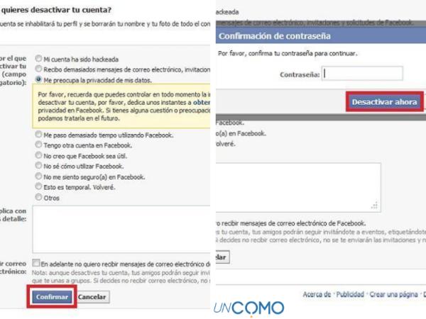 Cómo desactivar mi cuenta de Facebook Paso a paso con fotos