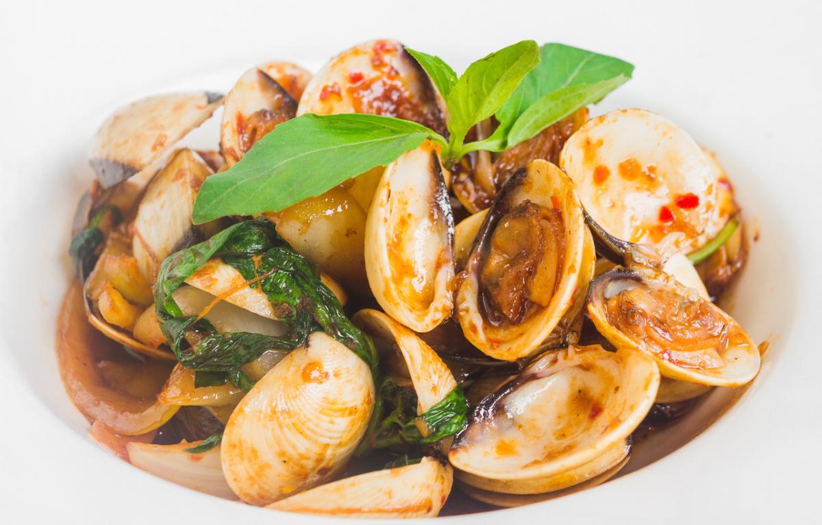 Cómo cocinar almejas congeladas