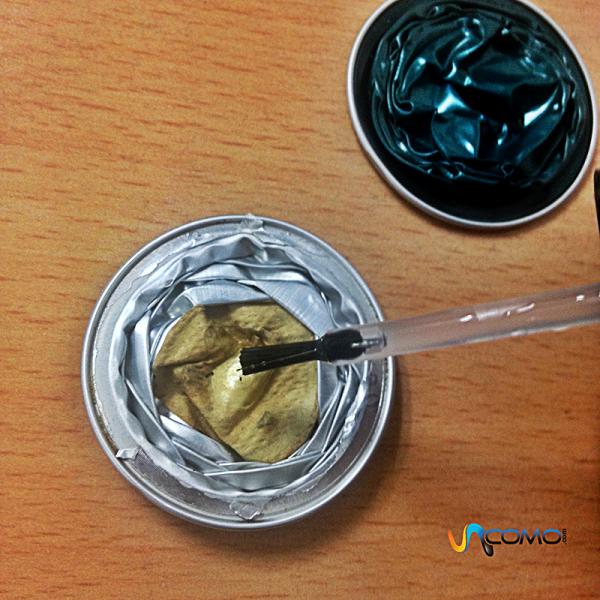 Cómo hacer anillos con cápsulas de Nespresso - Paso 4