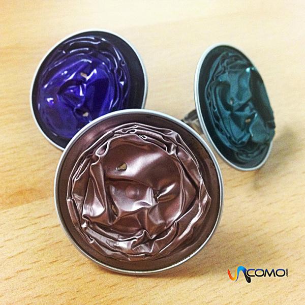 Cómo hacer anillos con cápsulas de Nespresso - Paso 7