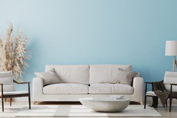 Lista de los colores que dan luz y amplitud a una habitación - Azul claro