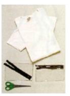 Cómo hacer una camiseta con bolsillo - Paso 1