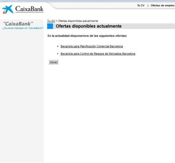 Cómo conseguir trabajo en La Caixa - Paso 4