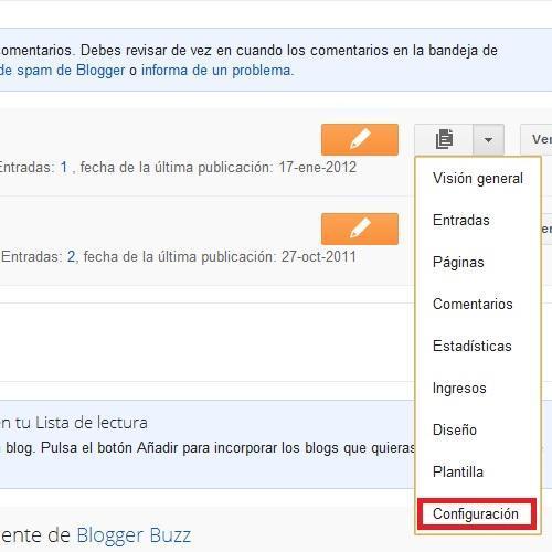 Cómo habilitar las respuestas a los comentarios en Blogger - Paso 2
