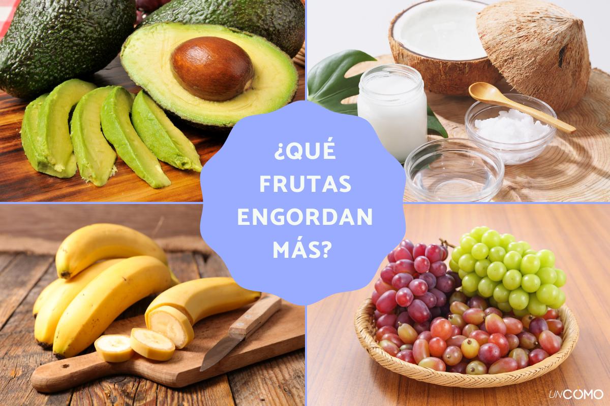 ¿Qué frutas engordan más? Descubre cómo incluirlas en la dieta