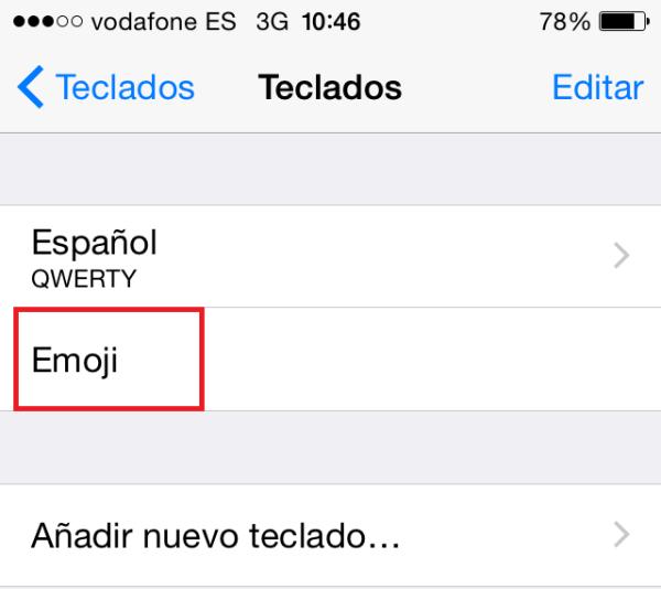 Cómo usar emoticonos en el WhatsApp del iPhone - Paso 4