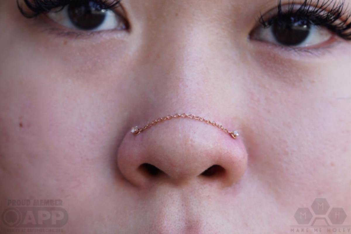Nasallang: cuidados y cómo curar una infección en este piercing nasal