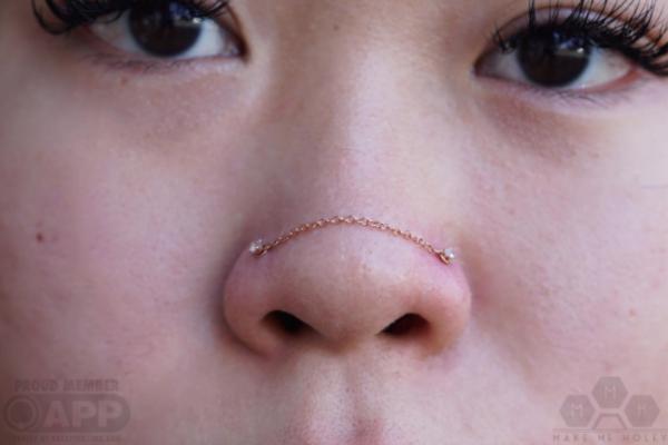 Nasallang: cuidados y cómo curar una infección en este piercing nasal