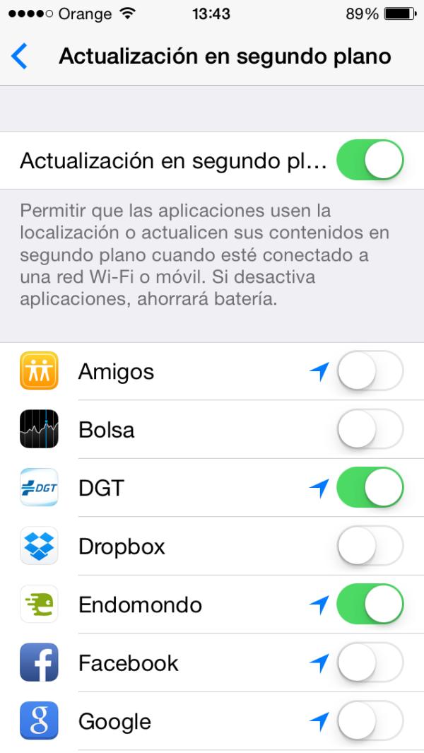 Cómo hacer que mi iPhone 5 vaya más rápido - Paso 2