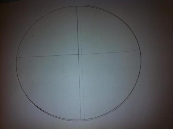 Cómo hacer un ángel dorado con cartulina - Paso 4