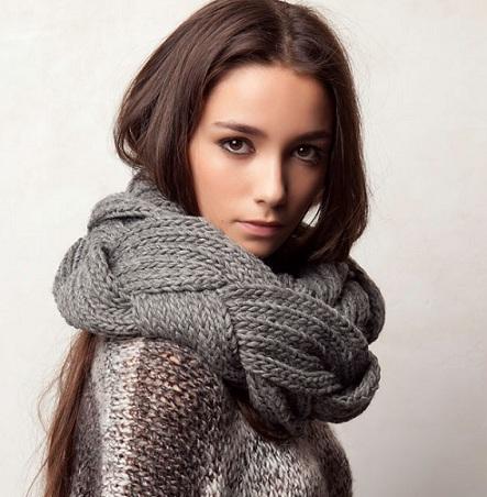 Cómo usar una bufanda de mujer