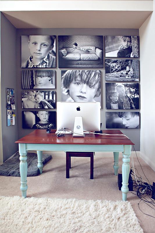 Ideas para decorar con fotos - Fotos en lienzos
