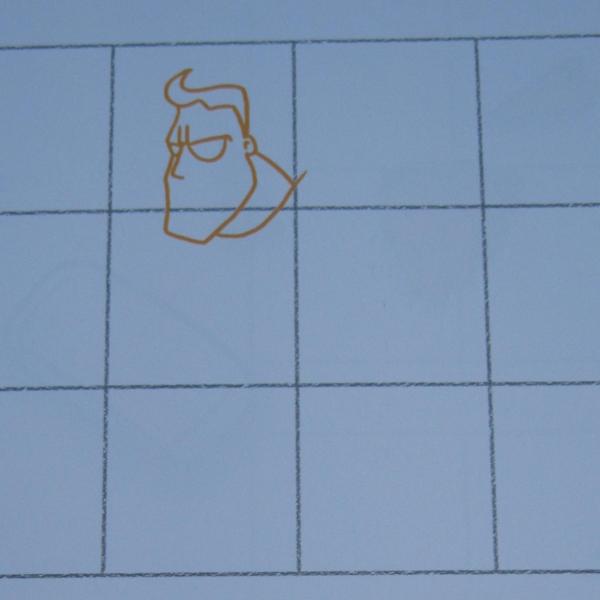 Cómo dibujar un Superhéroe - Paso 1