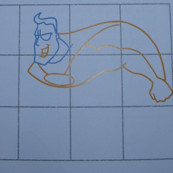 Cómo dibujar un Superhéroe - Paso 2