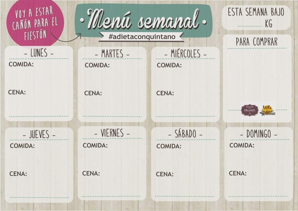 Cómo organizar un menú familiar semanal