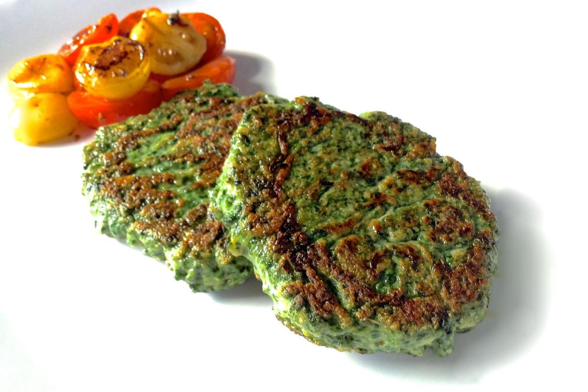 Cómo hacer hamburguesas de espinacas