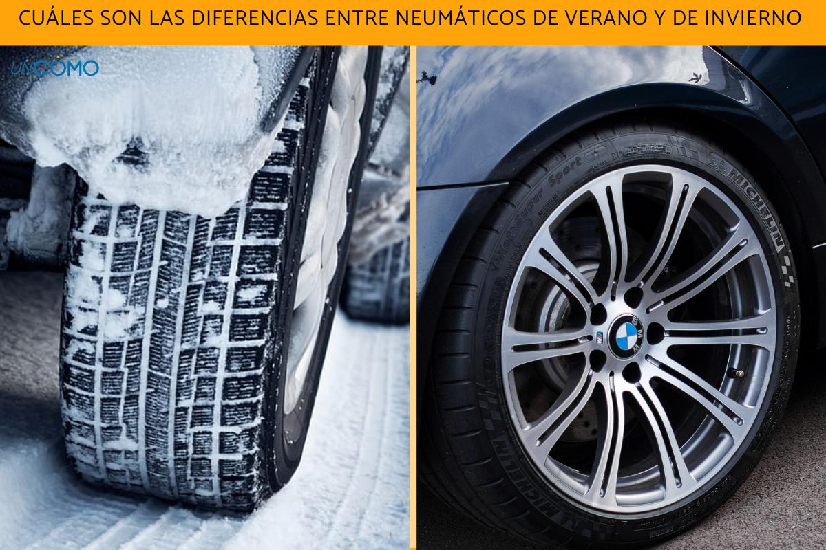 Cuáles son las diferencias entre neumáticos de verano y de invierno 