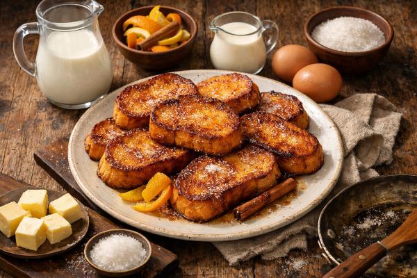 Cómo hacer torrijas con pan brioche caseras y súper esponjosas para Semana Santa