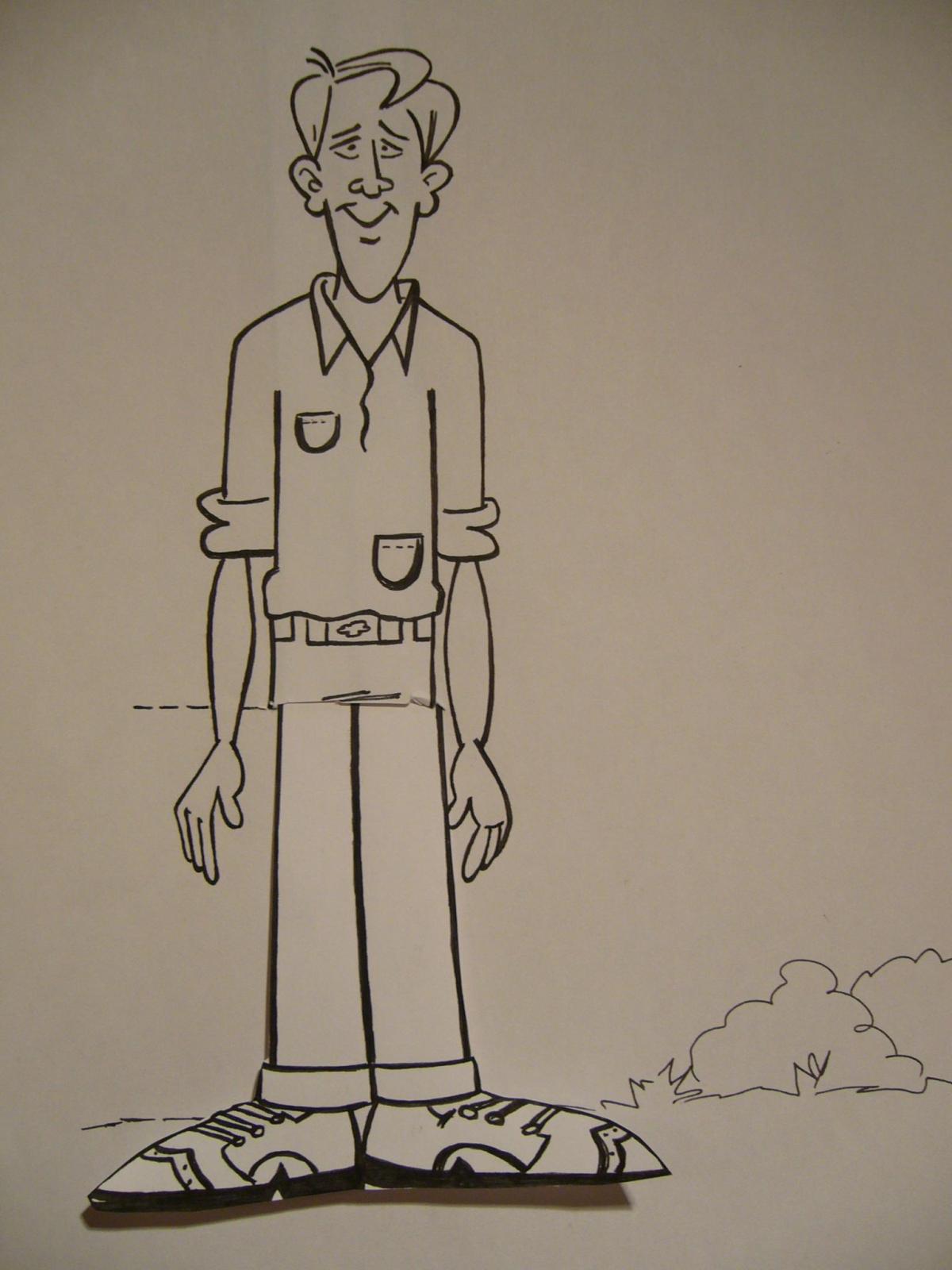 Cómo hacer crecer un personaje de dibujos