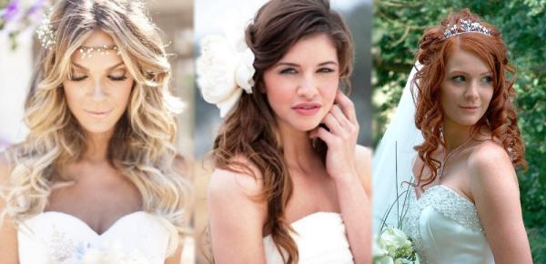 Peinados para novias - Peinados de novia con el pelo suelto 