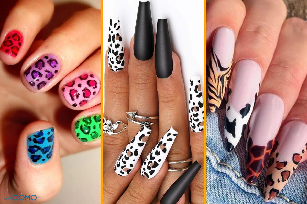 Diseños de uñas de animal print