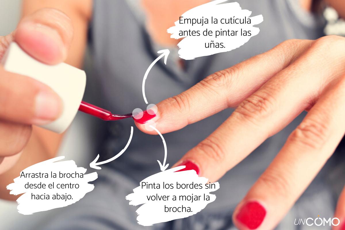 Cómo pintarse las uñas cortas