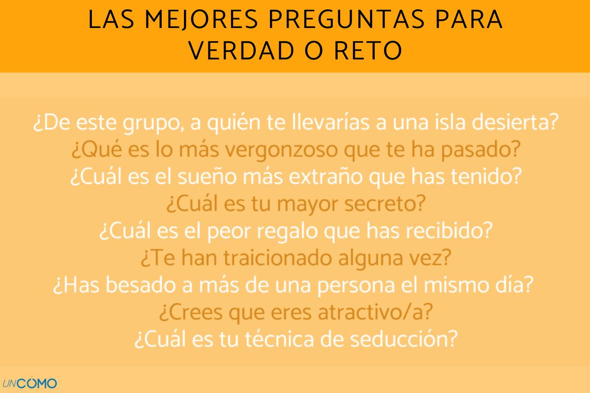 Las mejores preguntas para verdad o reto