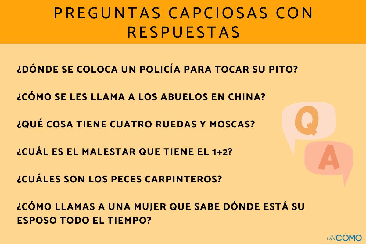 +110 preguntas capciosas con respuestas