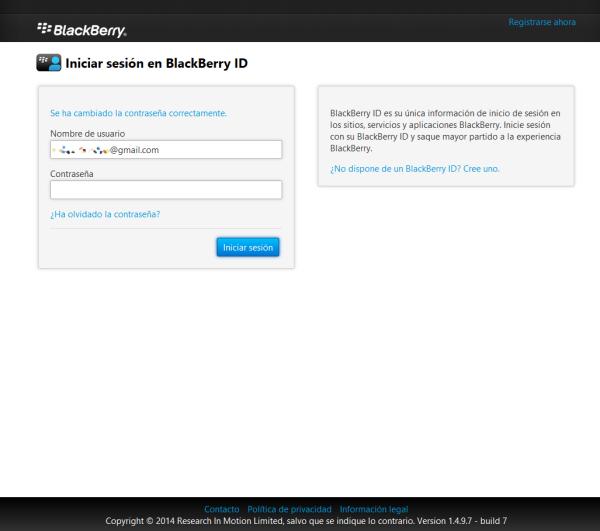 Cómo recuperar la contraseña de Blackberry ID - Paso 7