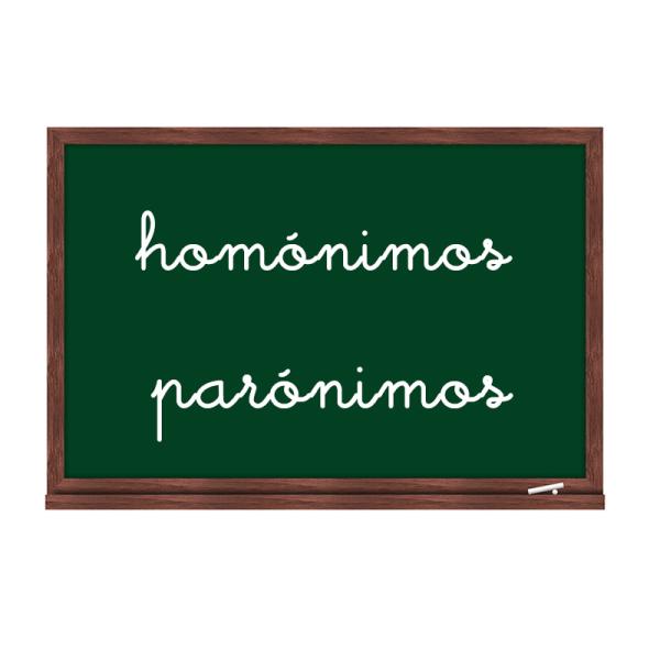 Diferencia entre homónimos y parónimos