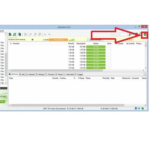 Cómo desactivar la publicidad de uTorrent - Paso 1