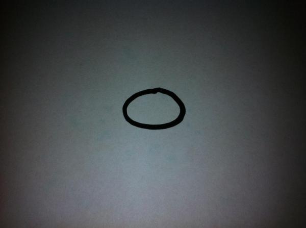 Cómo dibujar la cara de un gato de dibujo animado - Paso 1