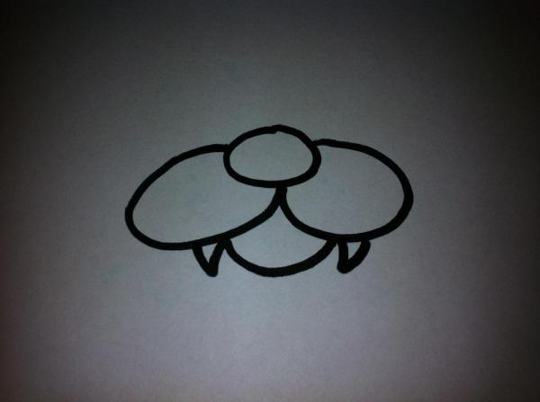 Cómo dibujar la cara de un gato de dibujo animado - Paso 4