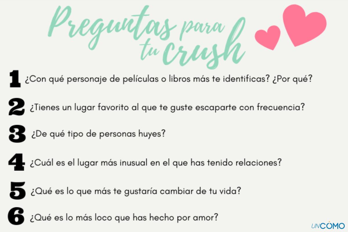 Preguntas para tu crush