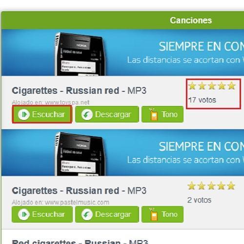 Cómo descargar música en Dilandau - Paso 2
