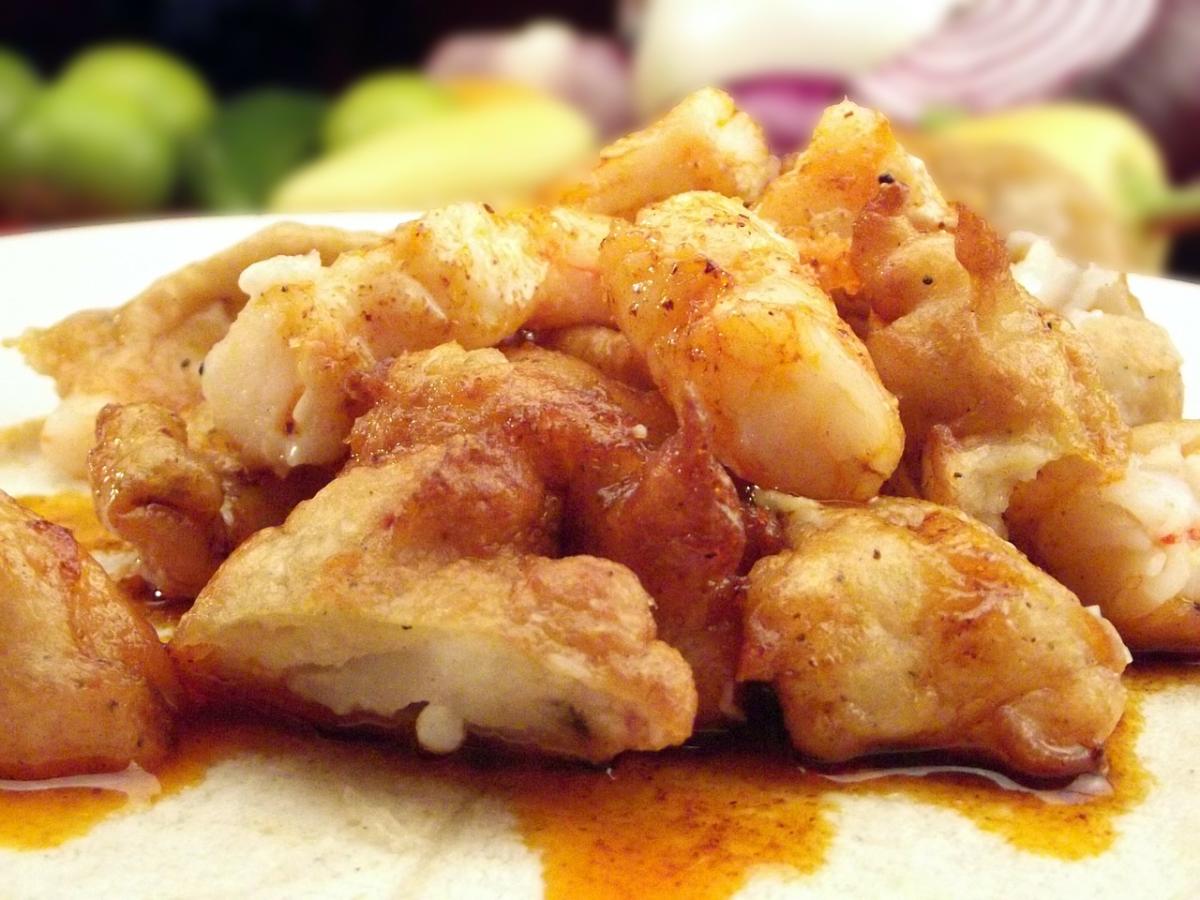 Cómo hacer camarones fritos