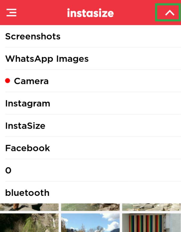 Cómo usar InstaSize - Paso 3