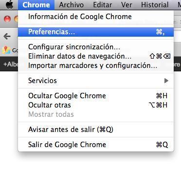 Cómo poner Google como página principal en Chrome - Paso 2