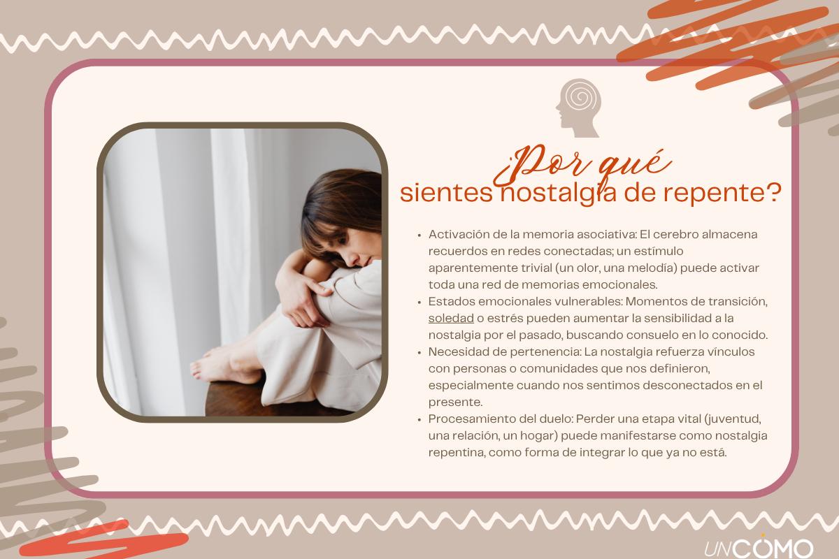 Qué significa sentir nostalgia de repente