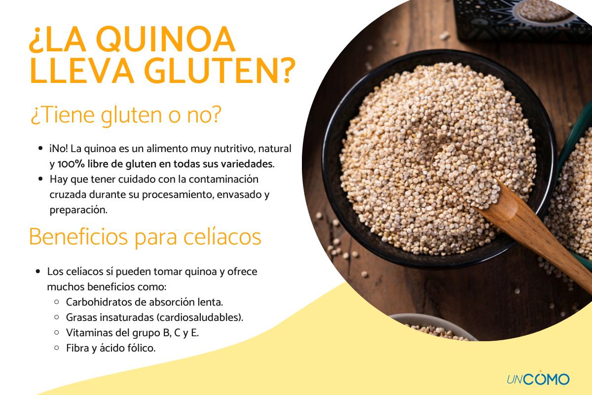 ¿La quinoa tiene gluten? Descubre si es segura para los celíacos