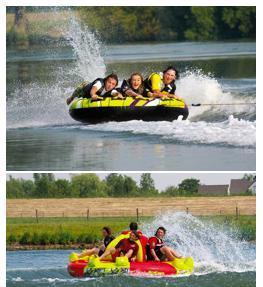 Cómo arrastrar hinchables con la lancha