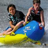 Cómo arrastrar hinchables con la lancha - Paso 1