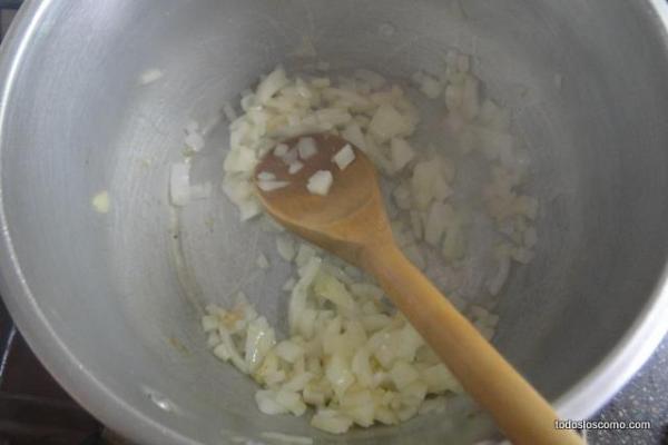 Guiso de arroz con pollo fácil paso a paso - Paso 2