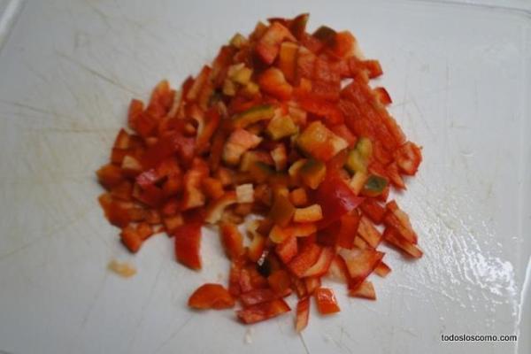 Guiso de arroz con pollo fácil paso a paso - Paso 7