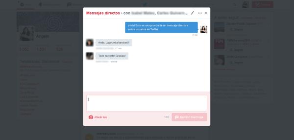 Cómo enviar mensajes directos a varios usuarios en Twitter - Paso 5
