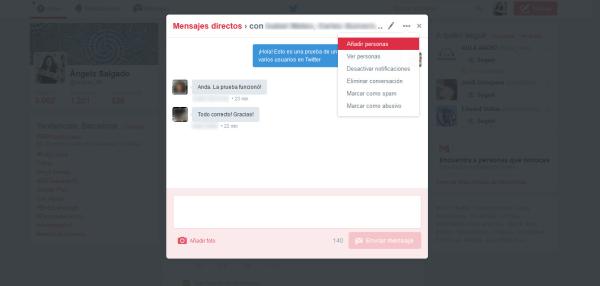 Cómo enviar mensajes directos a varios usuarios en Twitter - Paso 6