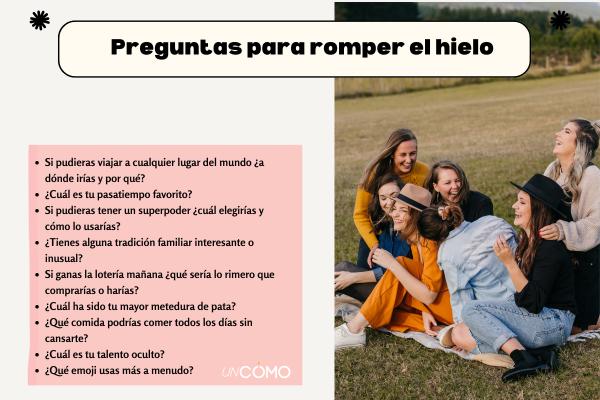 Preguntas para romper el hielo y empezar cualquier conversación