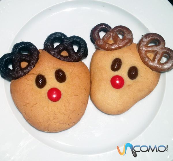Cómo preparar galletas de Navidad - Galletas con forma de reno 