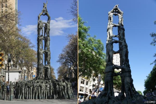 Esculturas españolas famosas: obras imprescindibles que debes conocer - Monumento a los Castellers - Tarragona
