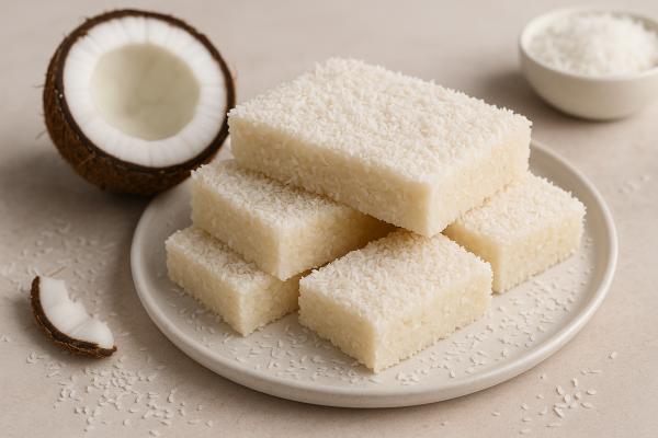 Tipos de turrones españoles: una guía con sus texturas y sabores - Turrón de coco